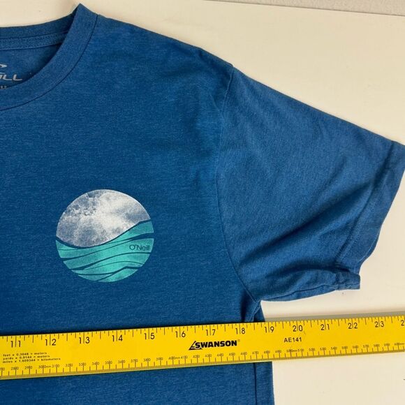 O’Neill Blue Wave Graphic Surf T-shirt M - Picture 4 of 6